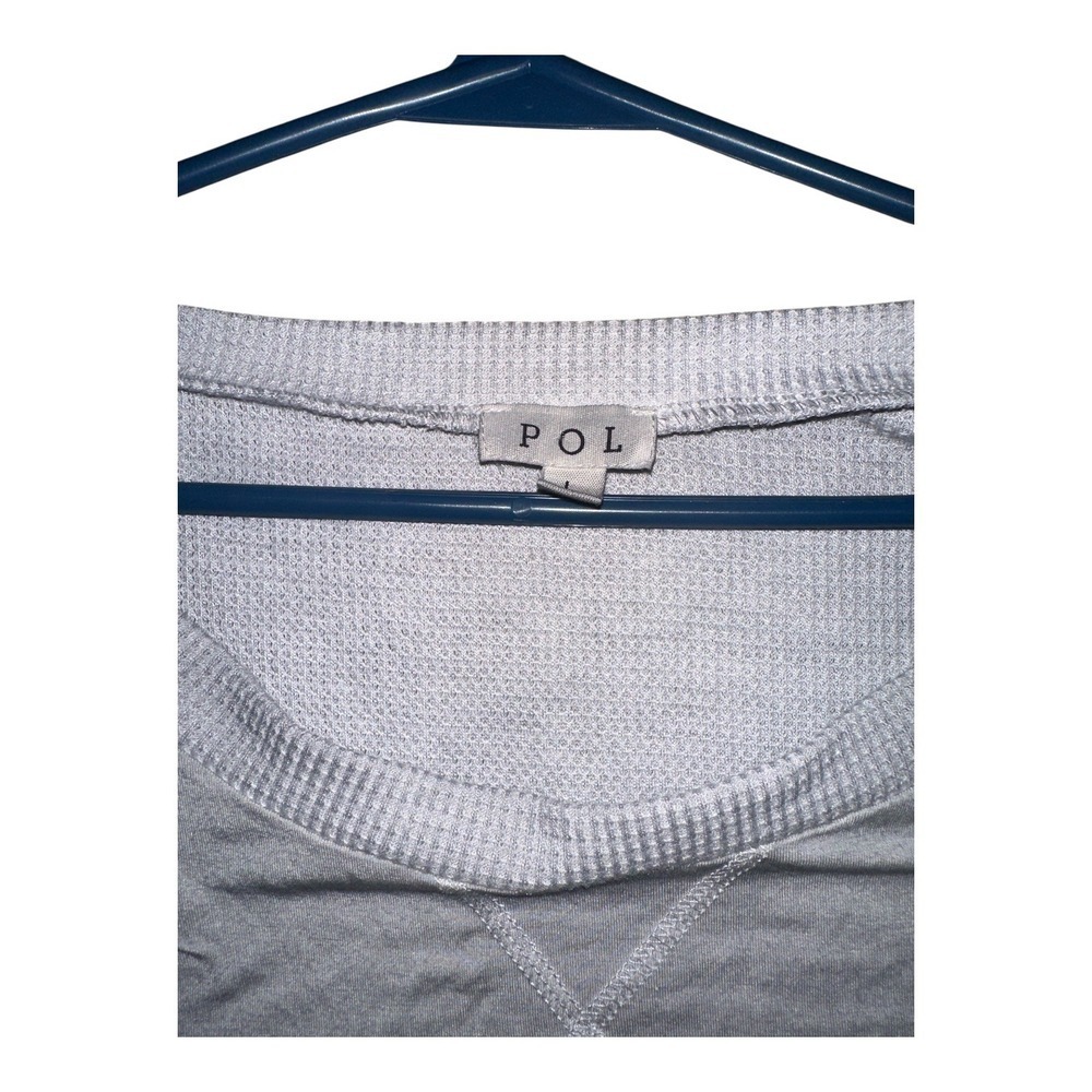 POL Gray Oversized Bandana Print Top, Large - Picture 4 of 8